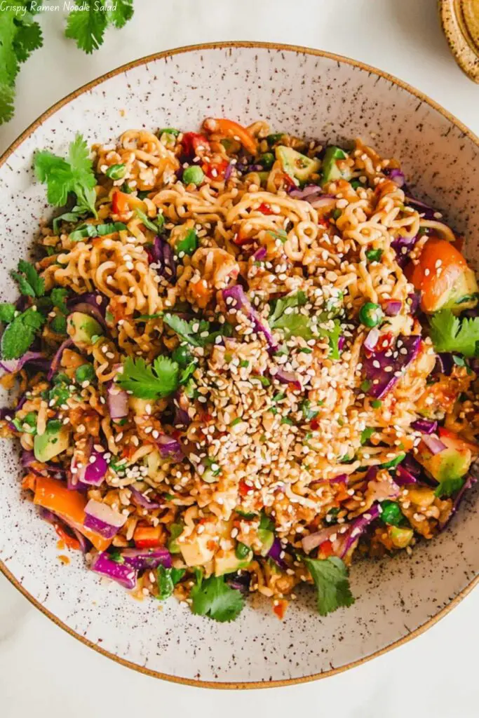 Crispy Ramen Noodle Salad