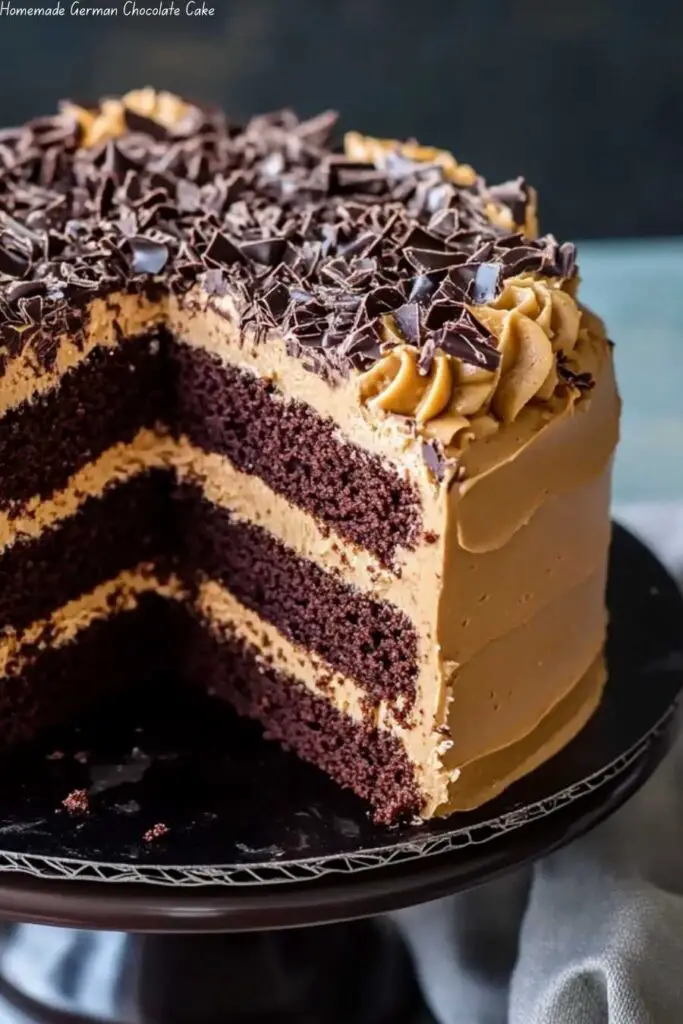 Homemade German Chocolate Cake