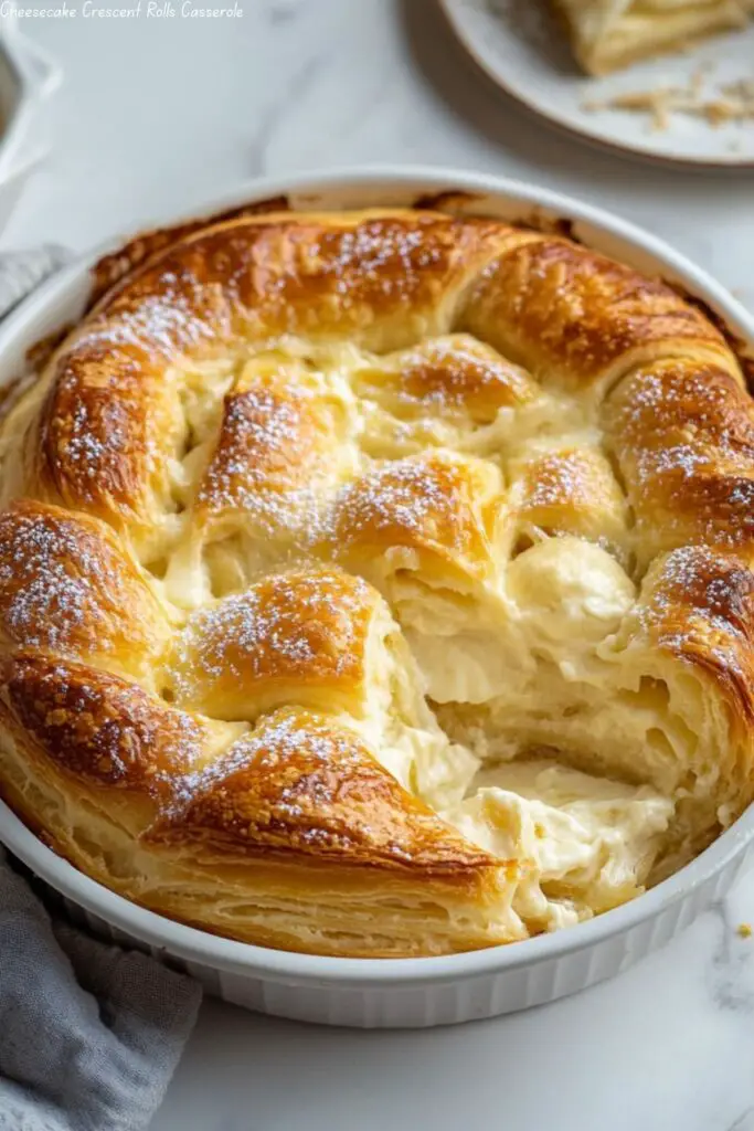 Cheesecake Crescent Rolls Casserole
