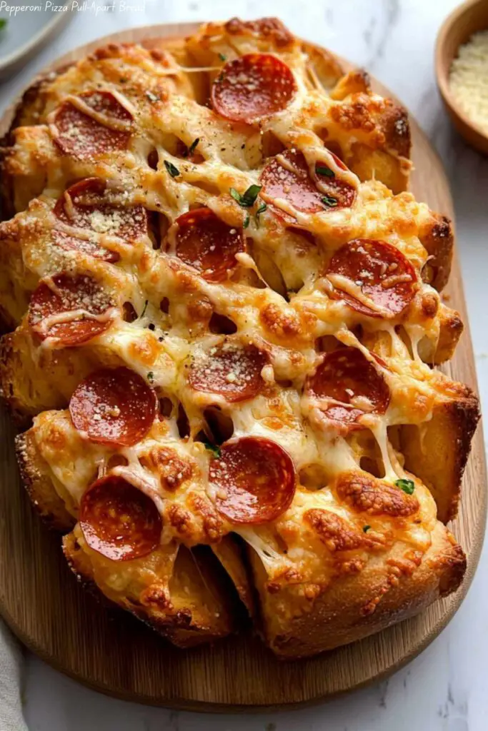 Pepperoni Pizza Pull-Apart Bread