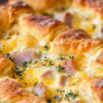 Ham & Cheese Crescent Breakfast Casserole