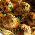 Speedy Chicken Piccata Meatballs