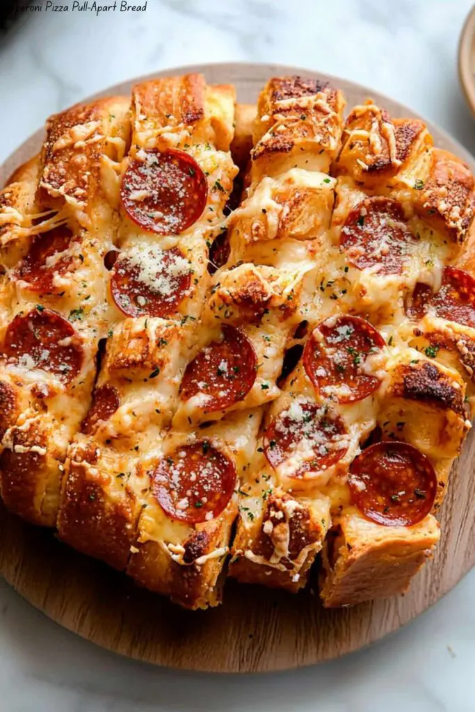 Pepperoni Pizza Pull-Apart Bread