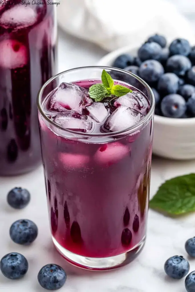 Blueberry Iced Tea