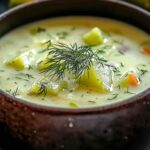 Creamy Dill Pickle Soup (Zupa Ogórkowa)