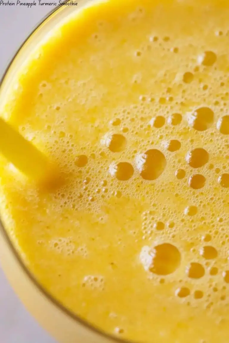 Protein Pineapple Turmeric Smoothie