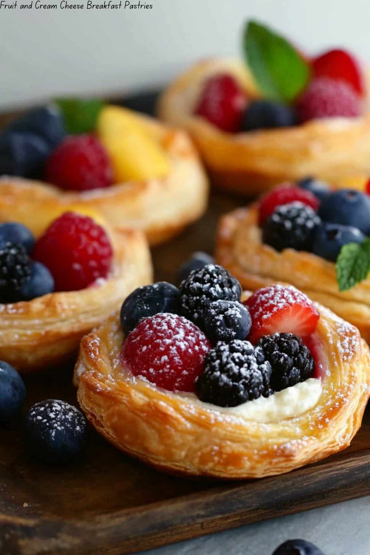 Fruit and Cream Cheese Breakfast Pastries