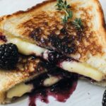 Blackberry Balsamic and Brie Grilled Cheese