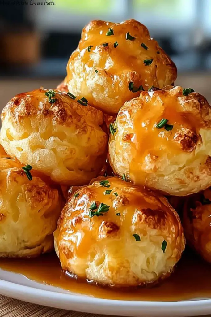 Mashed Potato Cheese Puffs