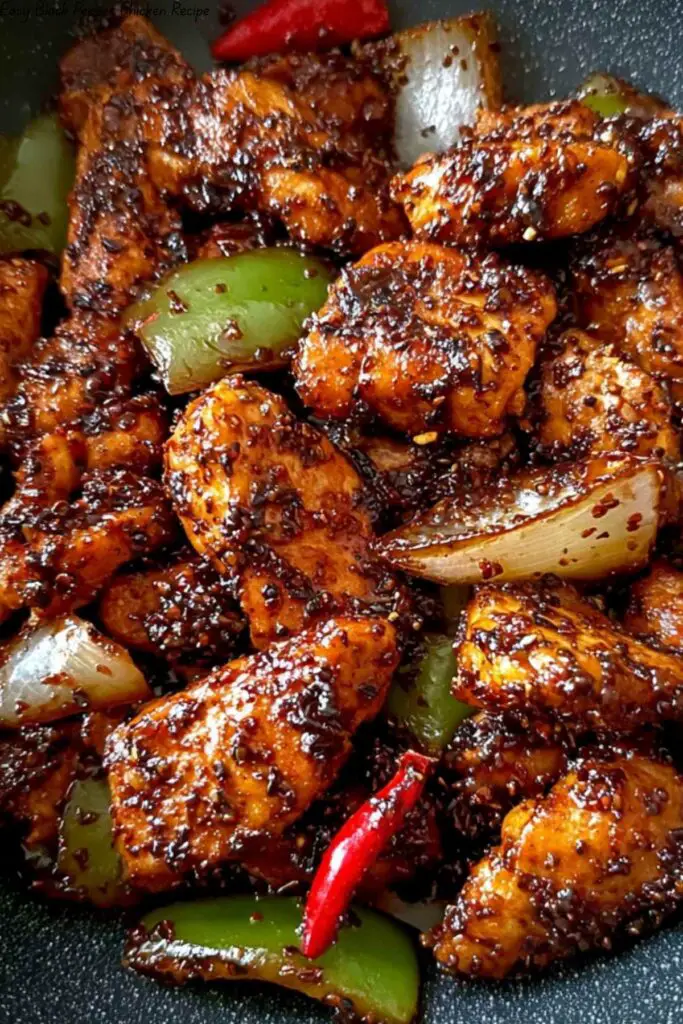 Easy Black Pepper Chicken Recipe