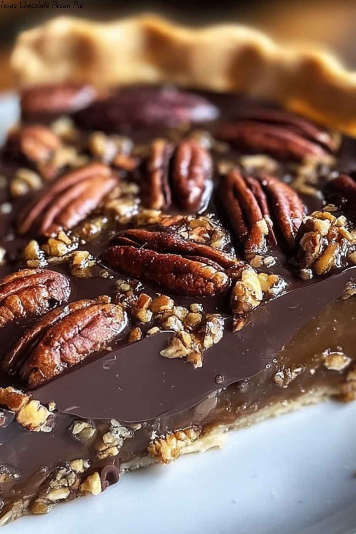 Texas Chocolate Pecan Pie