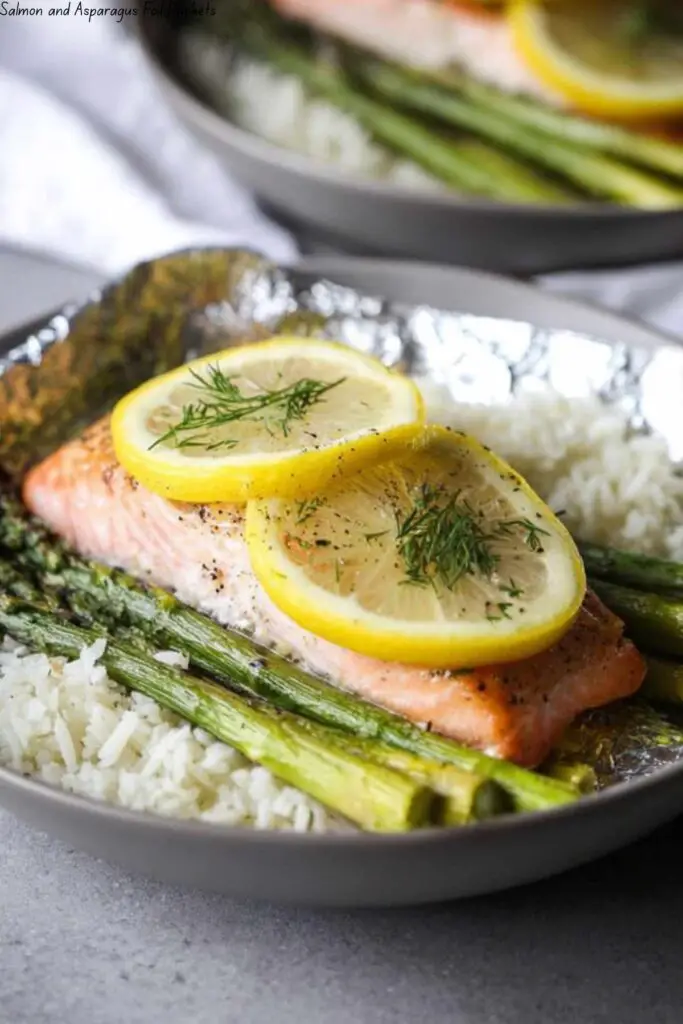 Salmon and Asparagus Foil Packets