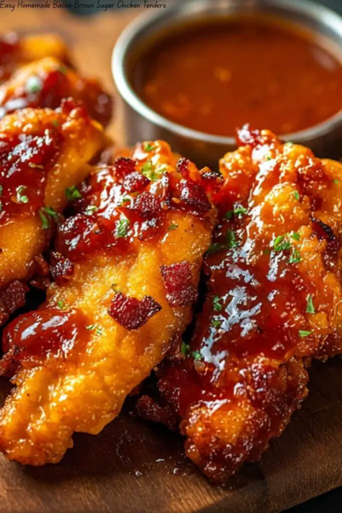 Easy Homemade Bacon Brown Sugar Chicken Tenders