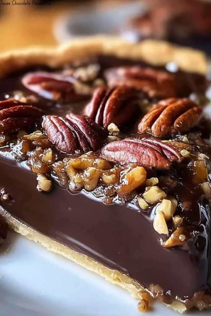 Texas Chocolate Pecan Pie
