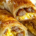 Sausage, Egg, and Cheese Breakfast Roll-Ups