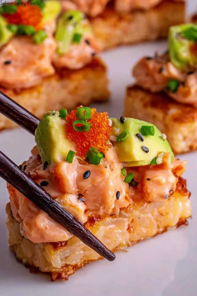 Salmon Crispy Rice