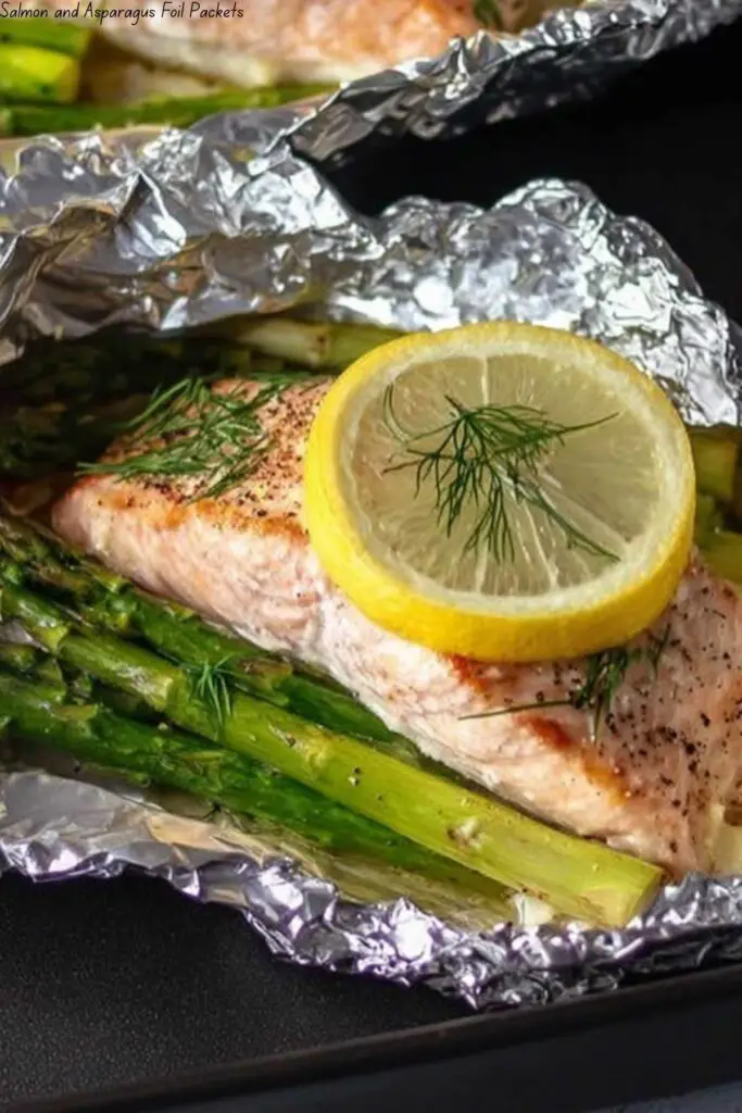 Salmon and Asparagus Foil Packets