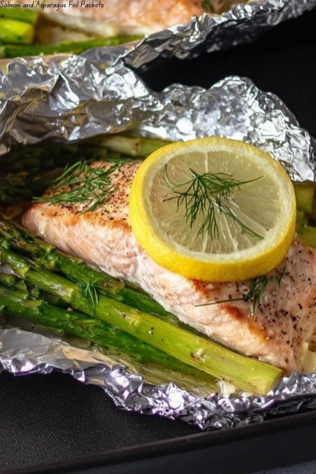 Salmon and Asparagus Foil Packets