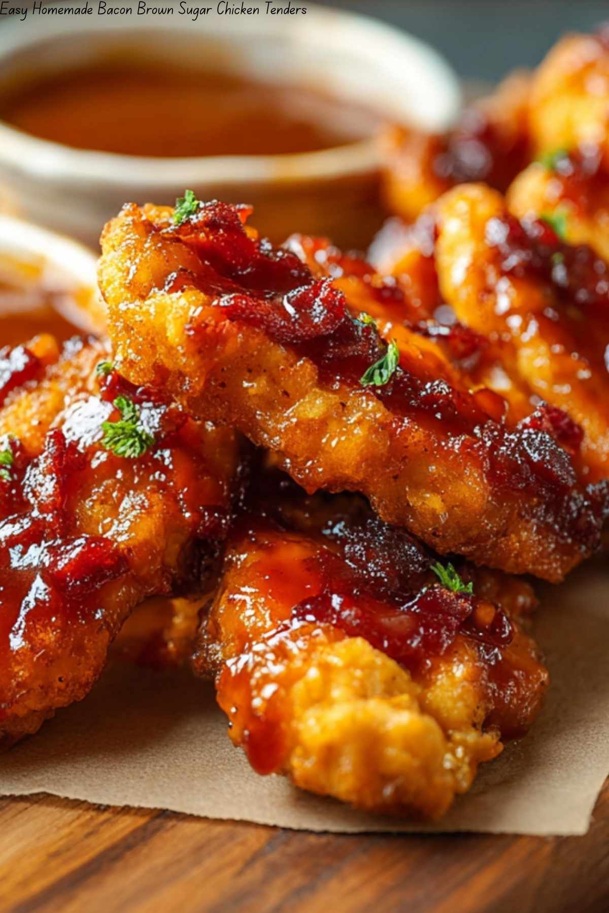 Easy Homemade Bacon Brown Sugar Chicken Tenders