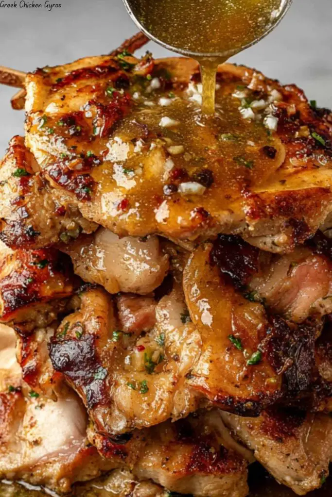 Greek Chicken Gyros