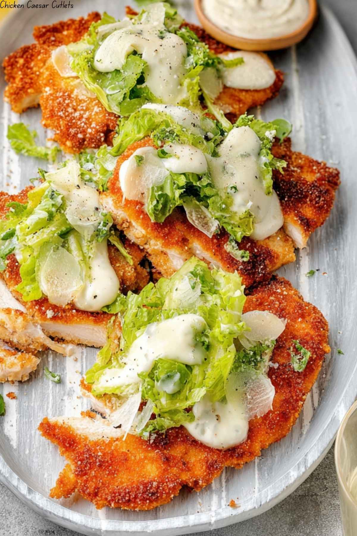 Chicken Caesar Cutlets