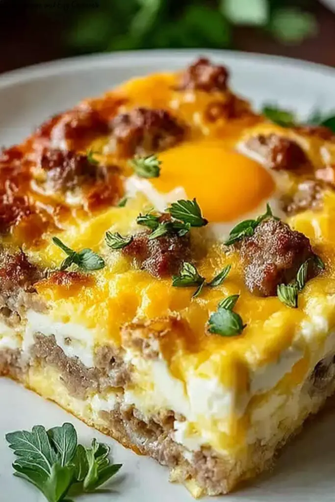 Easy Sausage and Egg Casserole