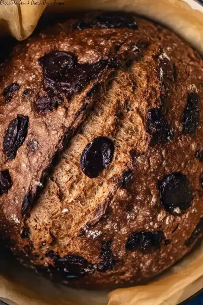 Chocolate Chunk Dutch Oven Bread
