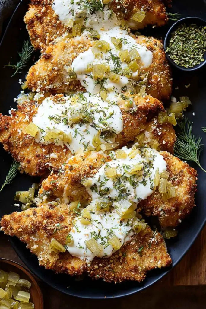 Dill Pickle Parmesan Chicken