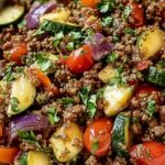 Mediterranean Ground Beef Stir Fry Recipe