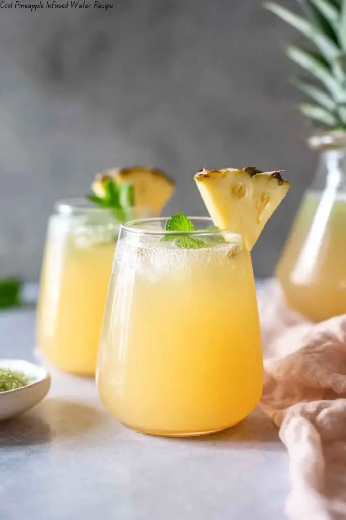 Cool Pineapple Infused Water Recipe