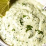 Creamy Garlic Lime Cilantro Sauce