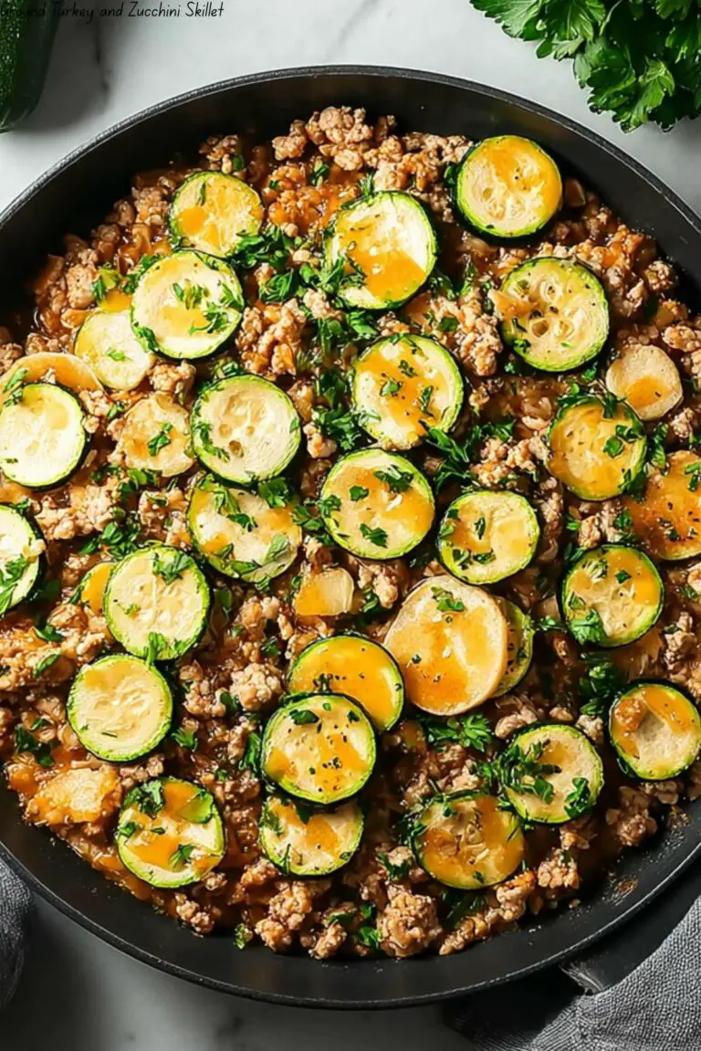 Ground Turkey and Zucchini Skillet