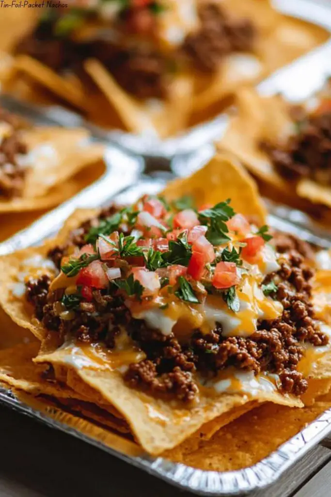 Tin-Foil-Packet Nachos