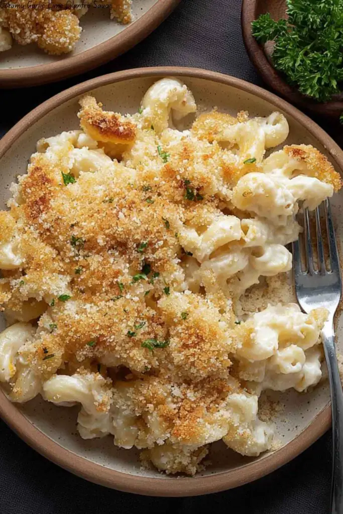 Garlic Parmesan Mac and Cheese