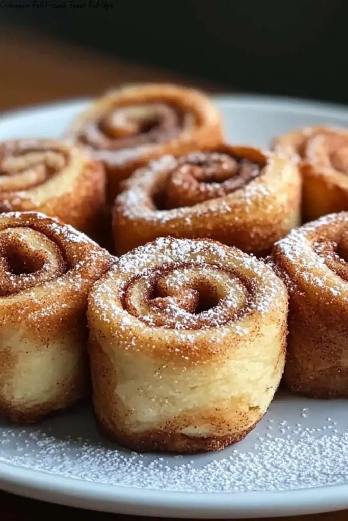 Cinnamon Roll French Toast Roll-Ups