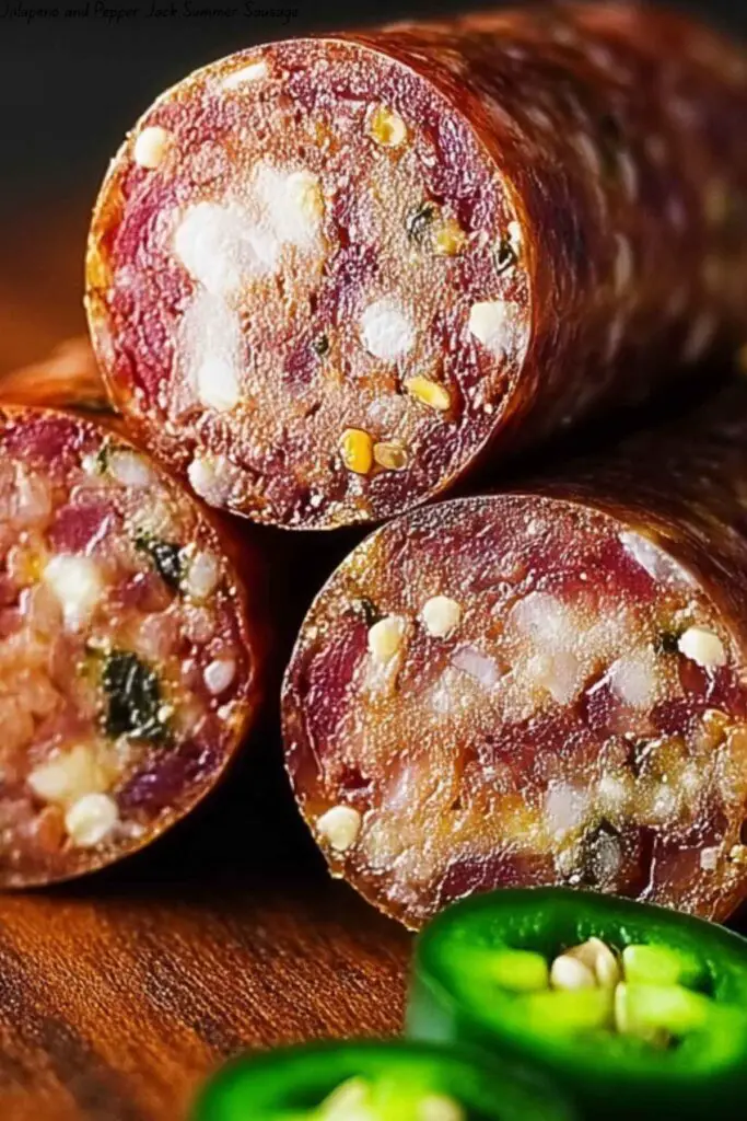 Jalapeño and Pepper Jack Summer Sausage