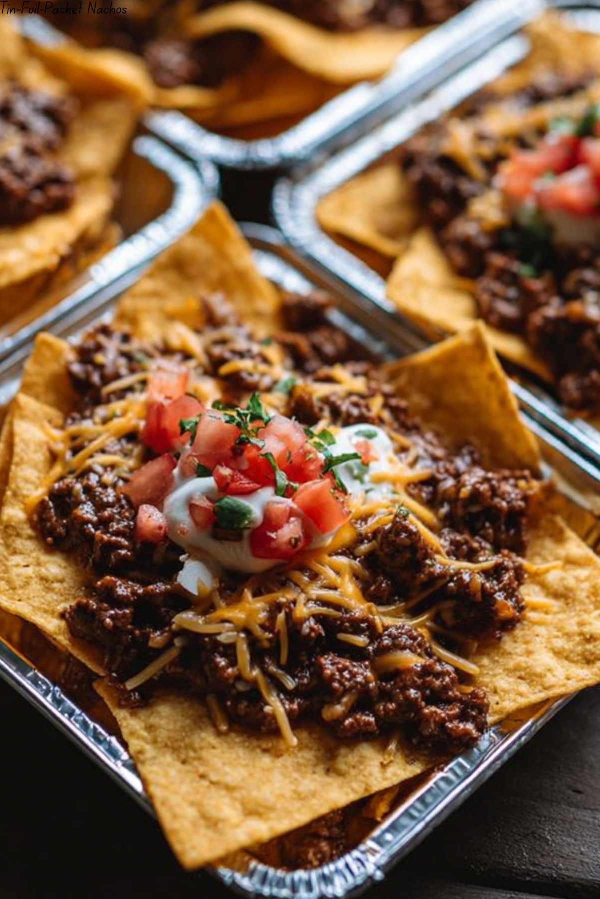 Tin-Foil-Packet Nachos