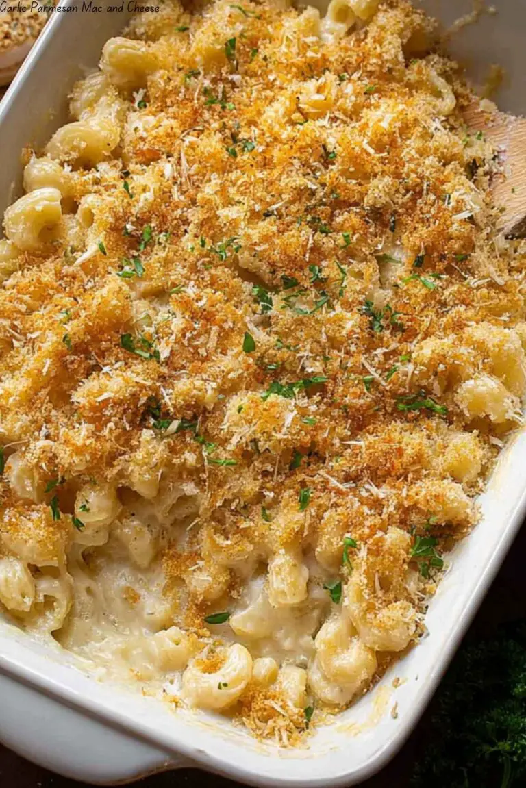 Garlic Parmesan Mac and Cheese