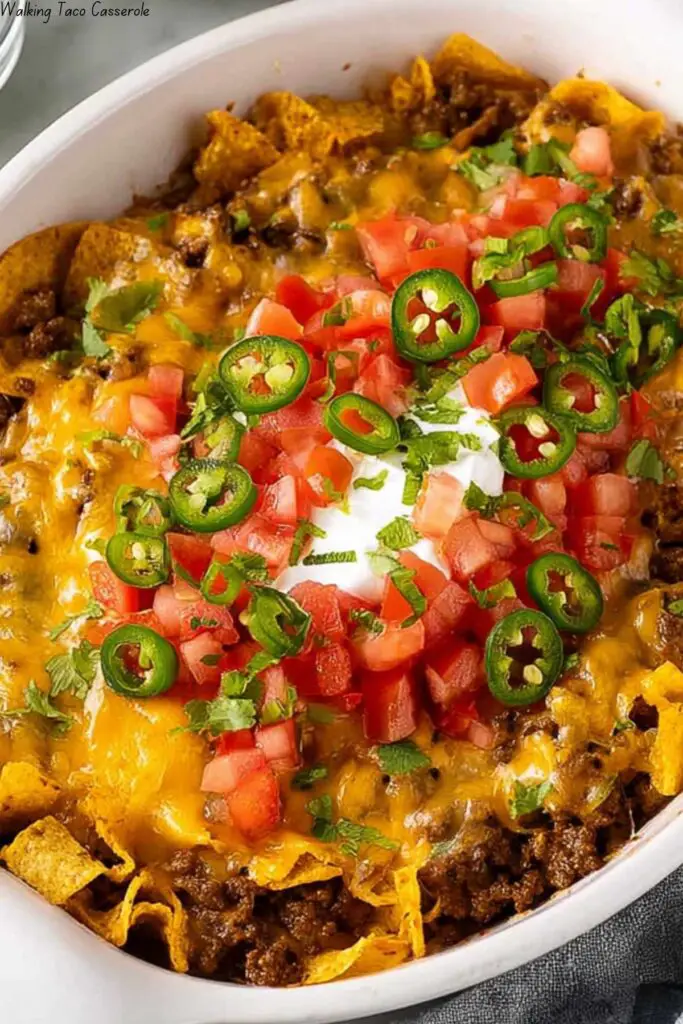 Walking Taco Casserole
