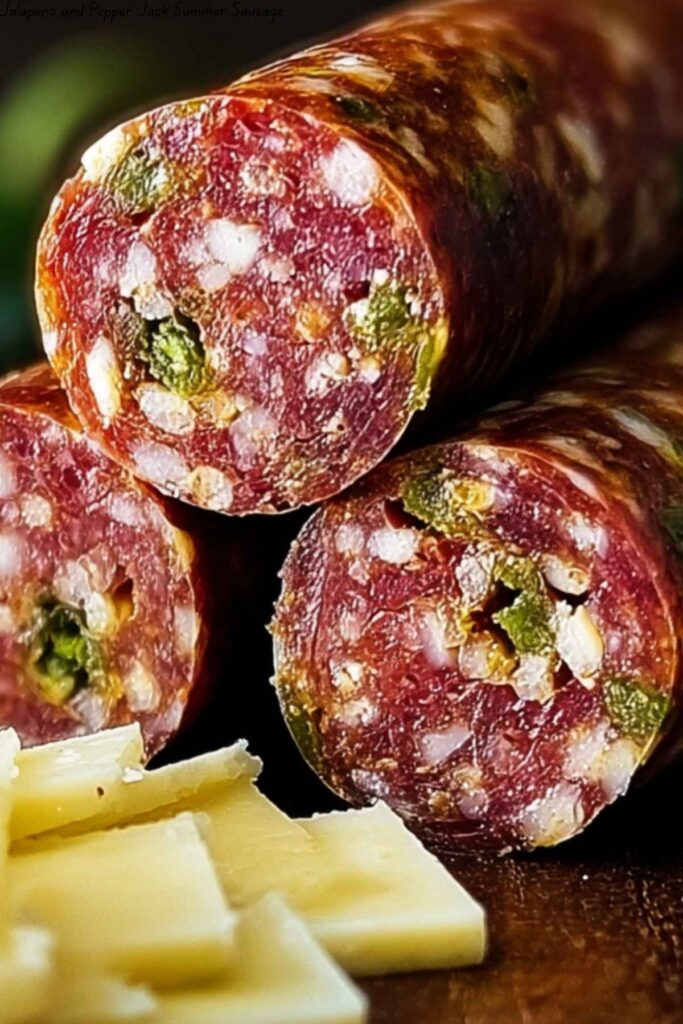 Jalapeño and Pepper Jack Summer Sausage