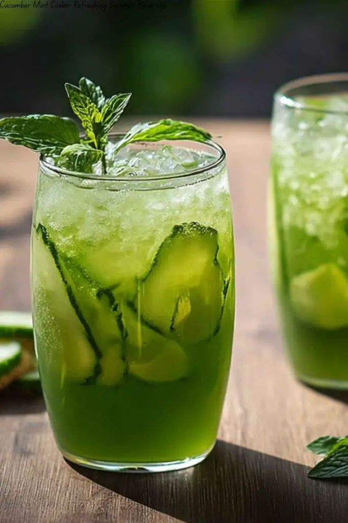 Cucumber Mint Cooler: Refreshing Summer Beverage