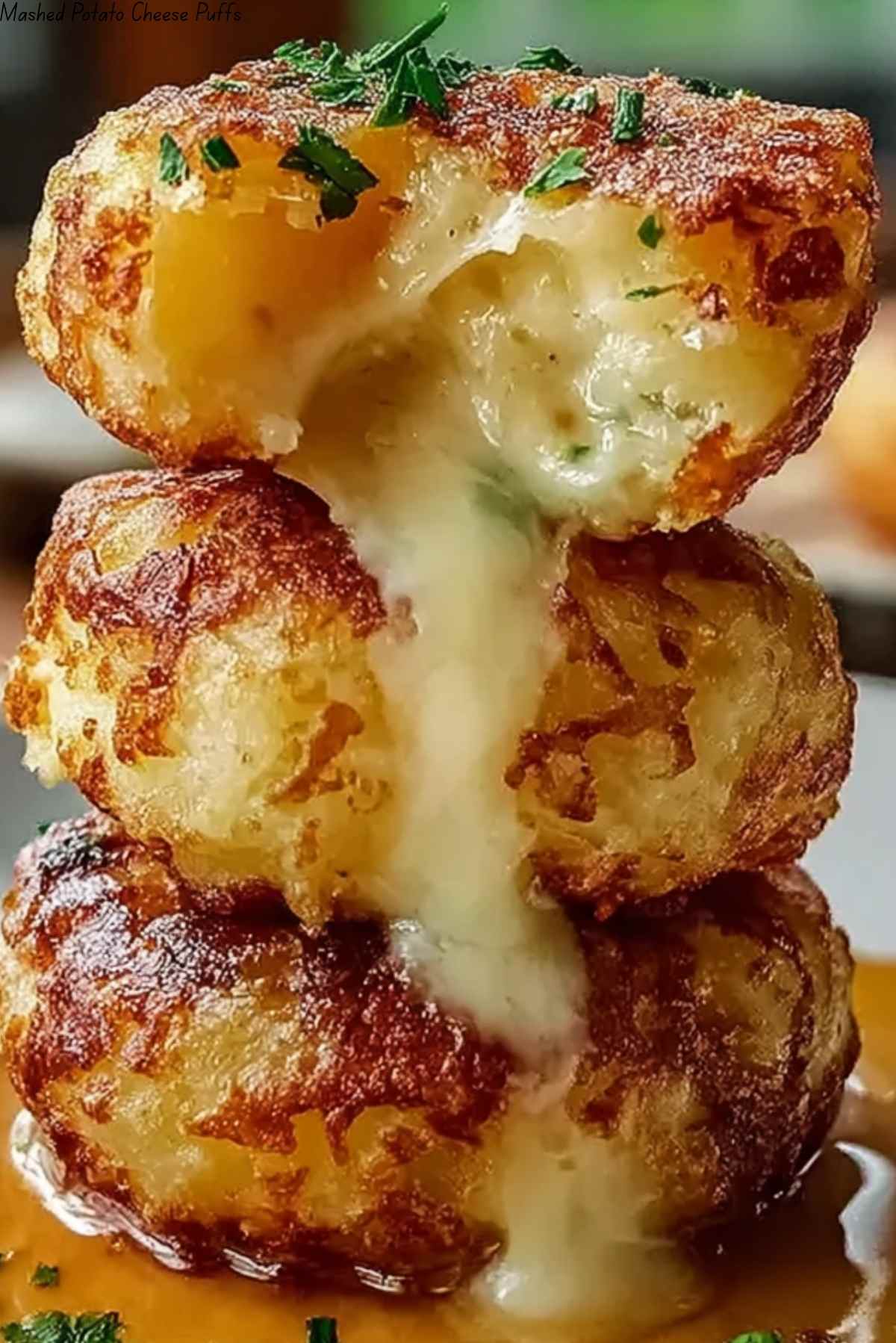 Mashed Potato Cheese Puffs