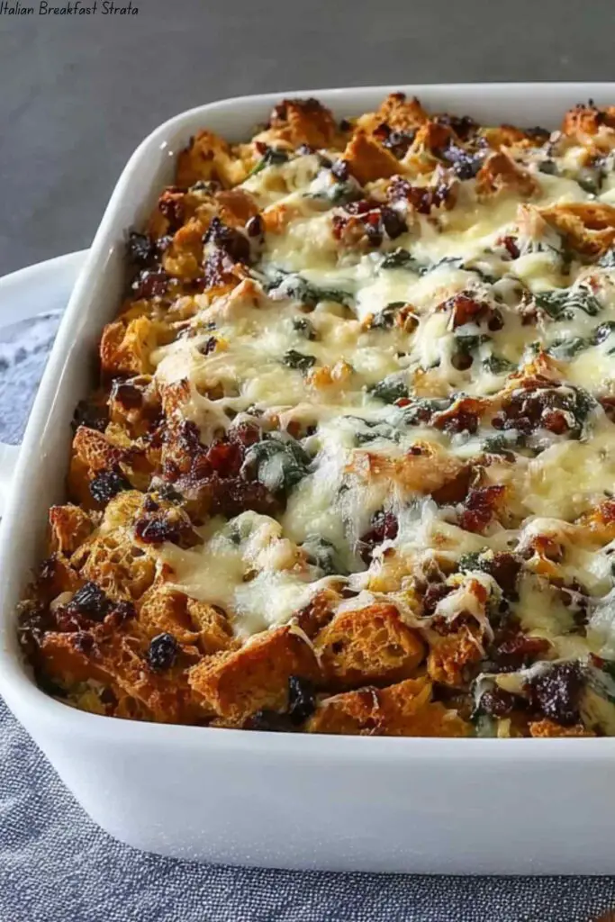 Italian Breakfast Strata