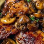 Black Pepper Chicken with Mushrooms