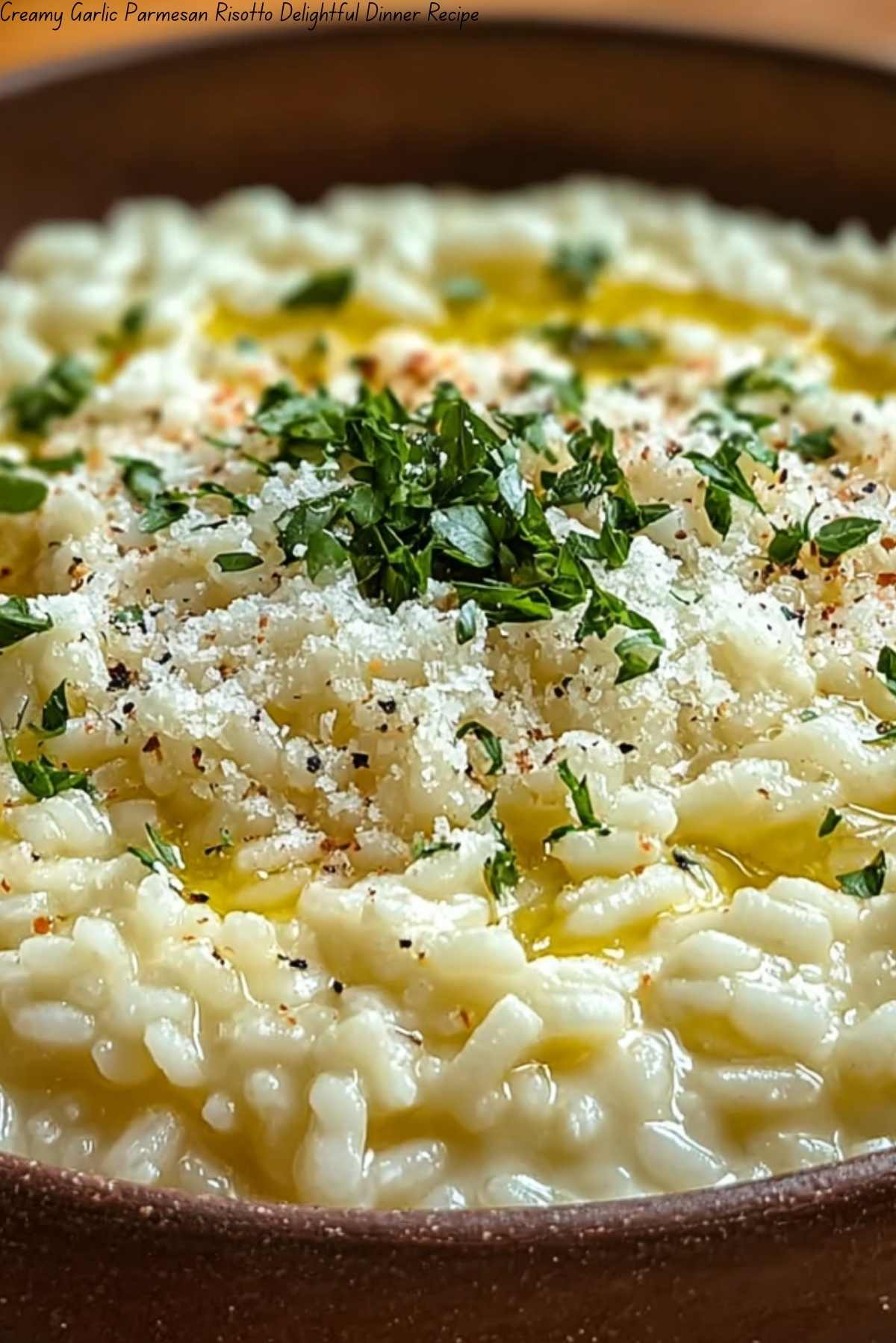 Creamy Garlic Parmesan Risotto Delightful Dinner Recipe