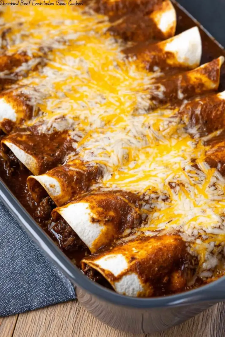 Shredded Beef Enchiladas (Slow Cooker)