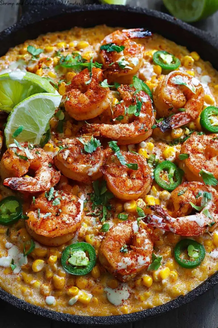 Shrimp and Creamed Corn (30 Minutes, One-Pan)