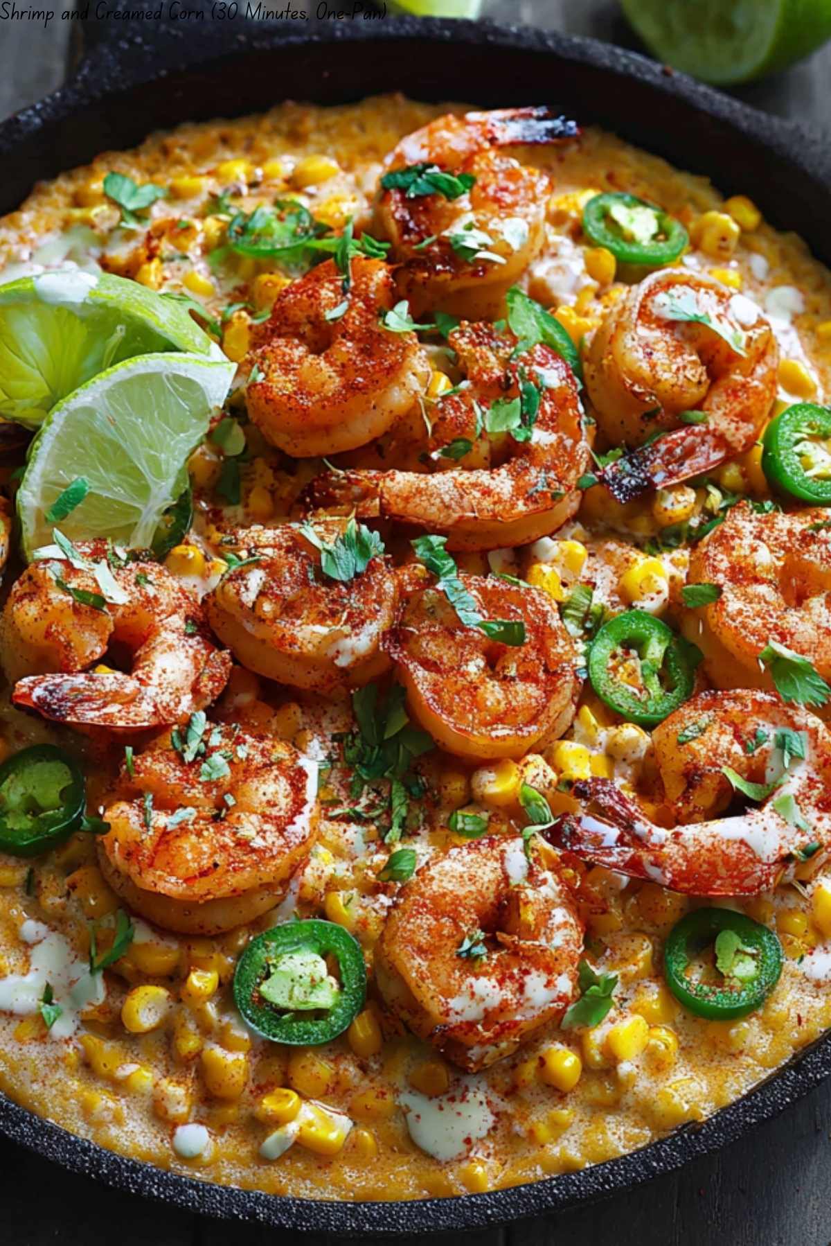 Shrimp and Creamed Corn (30 Minutes, One-Pan)
