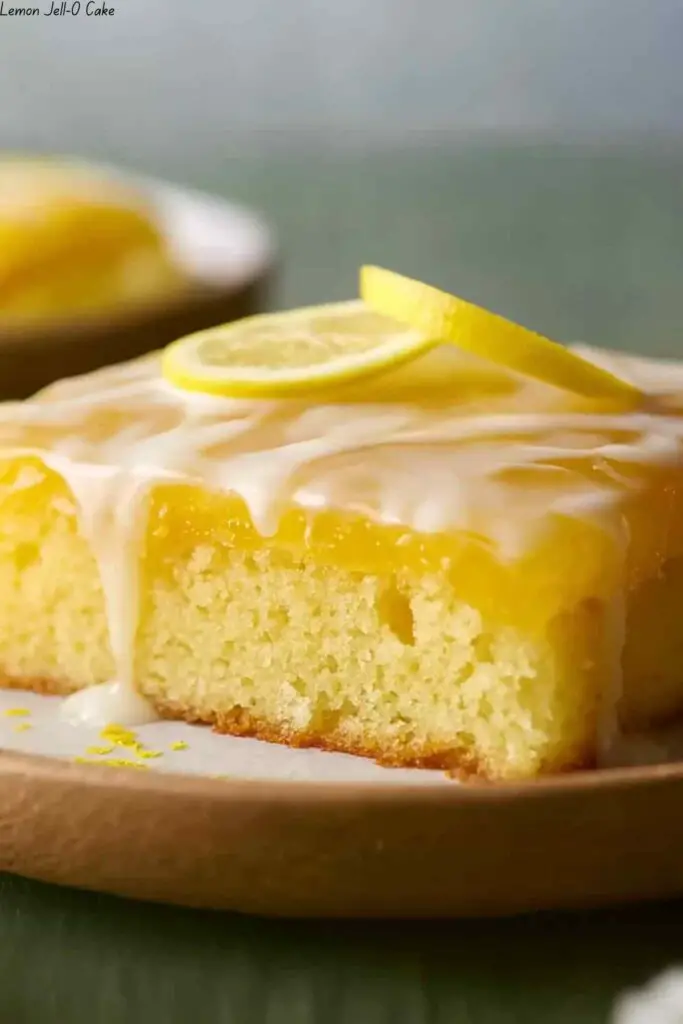 Lemon Jell-O Cake