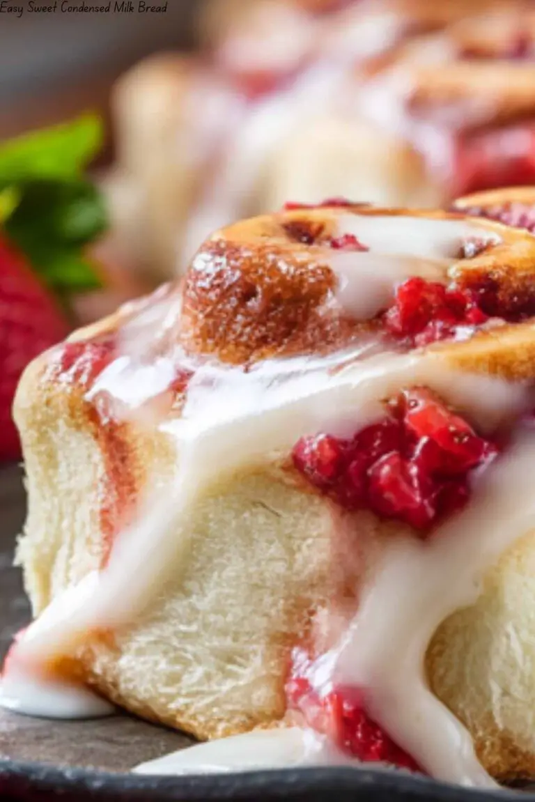 Strawberry Cheesecake Cinnabon Rolls Recipe